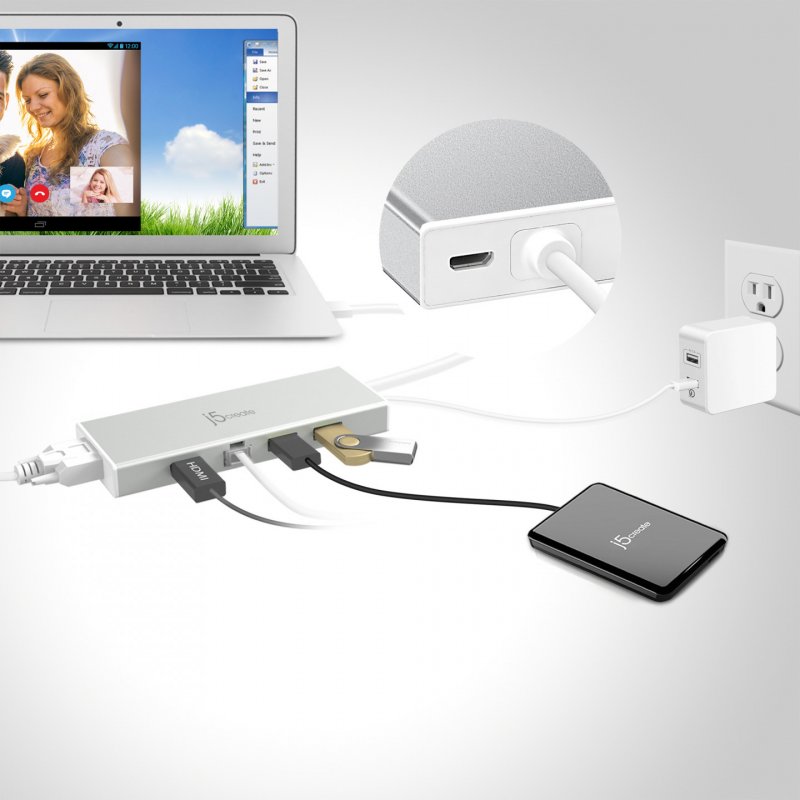 j5create JUD380-N Mini Dock USB™ 3.0