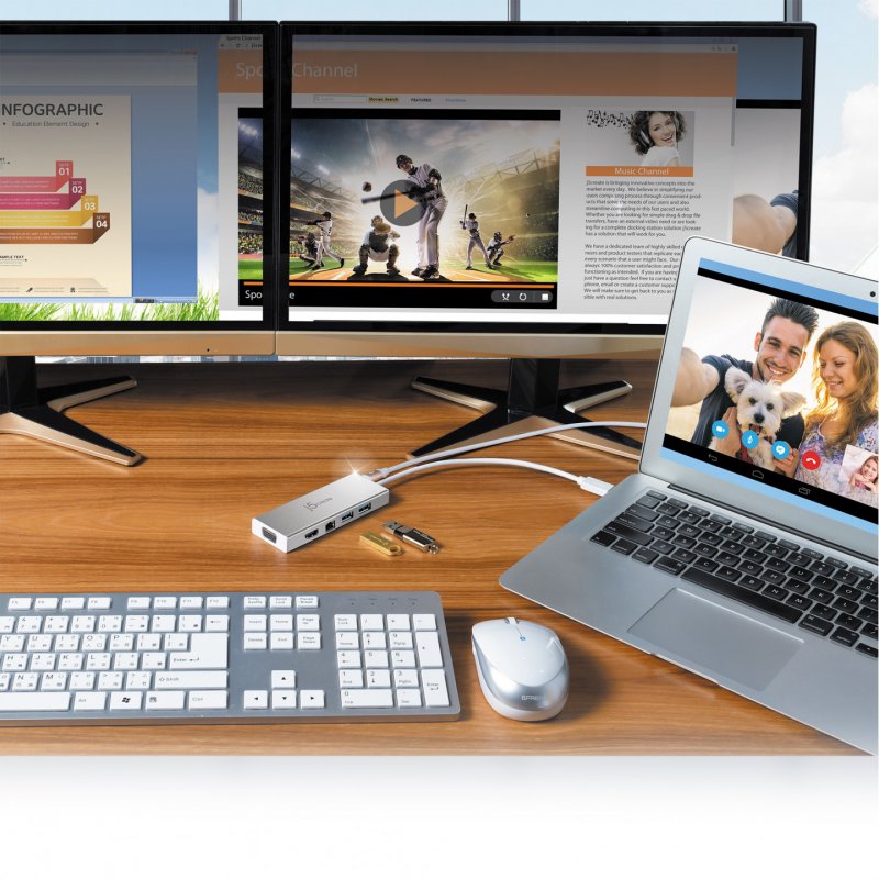 j5create JUD380-N Mini Dock USB™ 3.0