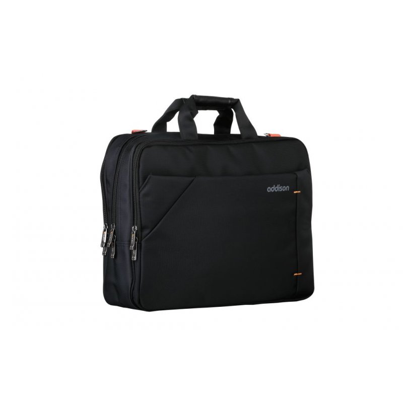Addison 305014 laptop case 35.8 cm (14.1") Toploader bag Black
