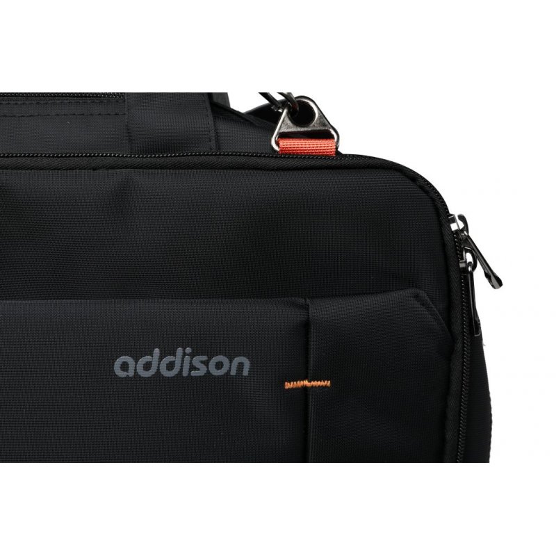 Addison 305014 laptop case 35.8 cm (14.1") Toploader bag Black
