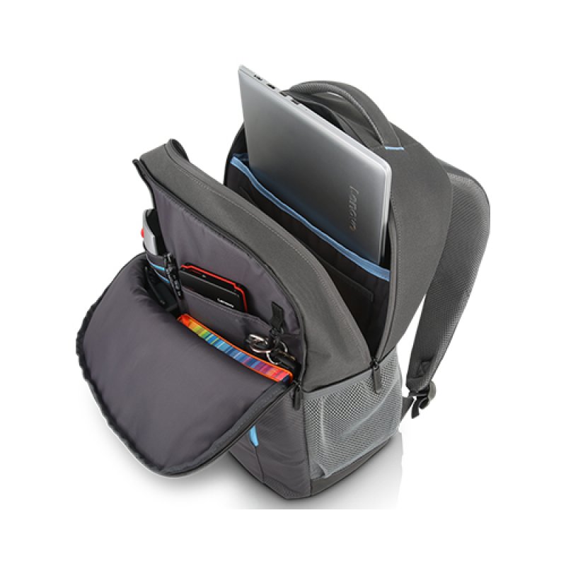 Lenovo B515 notebook case 39.6 cm (15.6 ) Backpack Black Grey