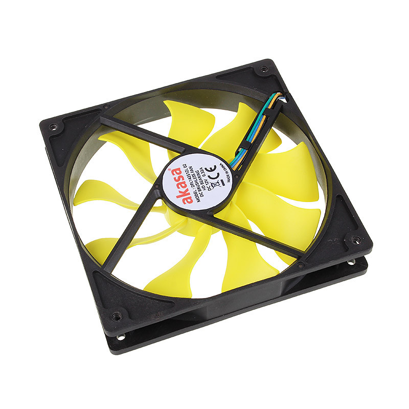 Akasa compatible Viper PWM Lüfter, gelb - 140mm