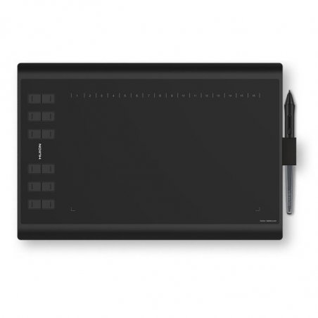 HUION H1060P graphic tablet Black 5080 lpi 250 x 160 mm USB