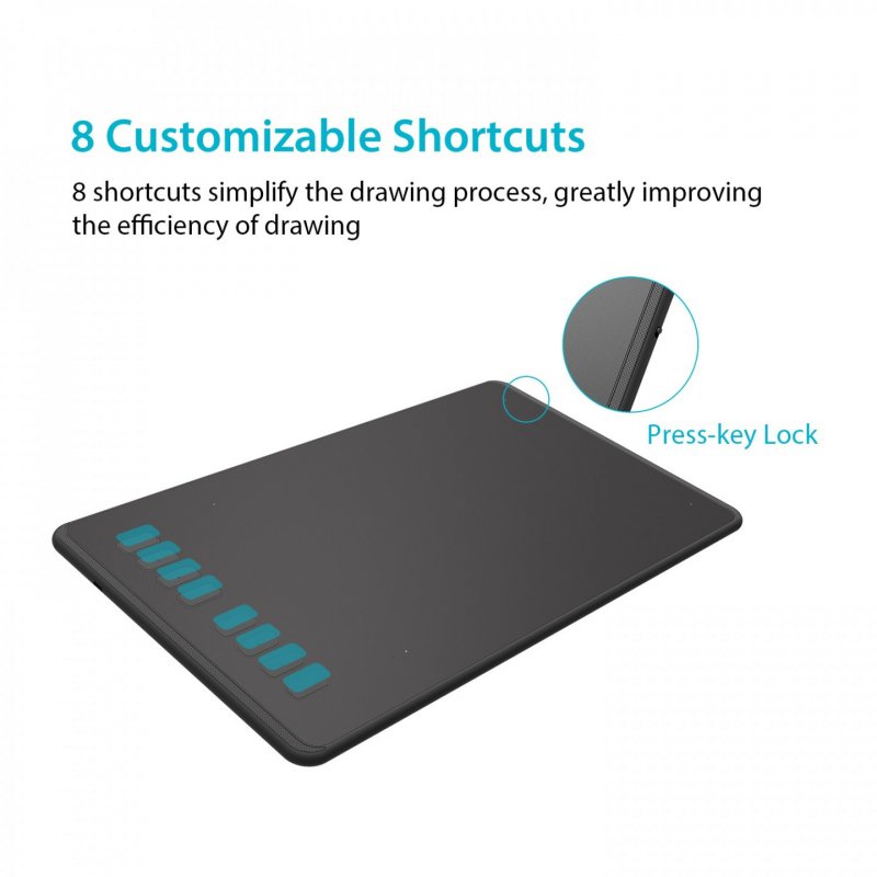 HUION H950P graphic tablet Black 5080 lpi 220 x 137 mm USB