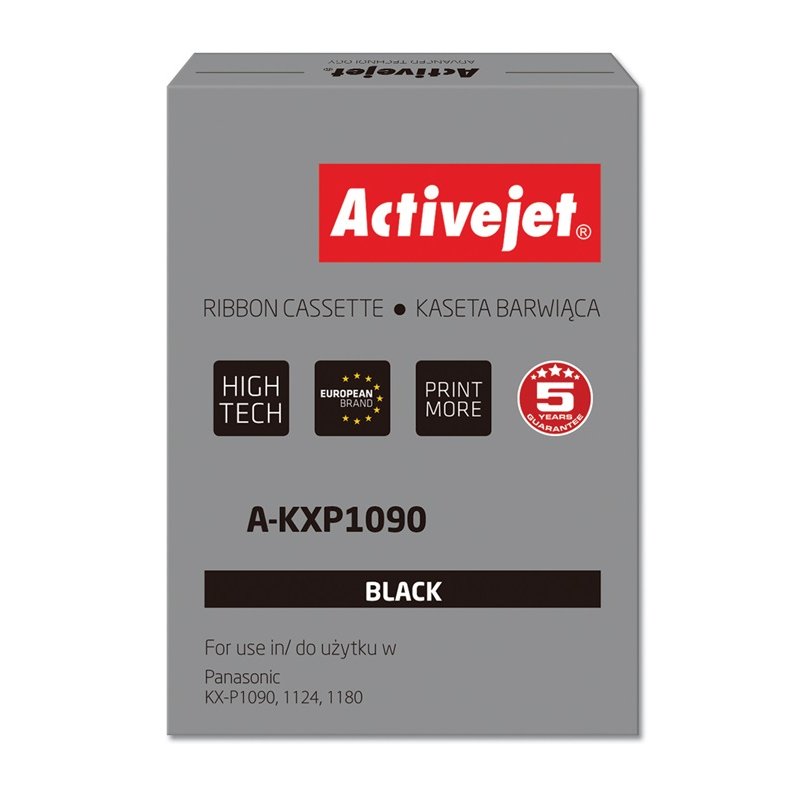 Activejet Ruban A-KXP1090 (remplacement Panasonic KX-P115 Suprême noir)