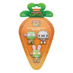 Tortues Ninja pack 3 figurines Pocket POP! Vinyl D/M/S 4 cm