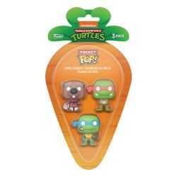 Tortues Ninja pack 3 figurines Pocket POP! Vinyl L/R/S 4 cm