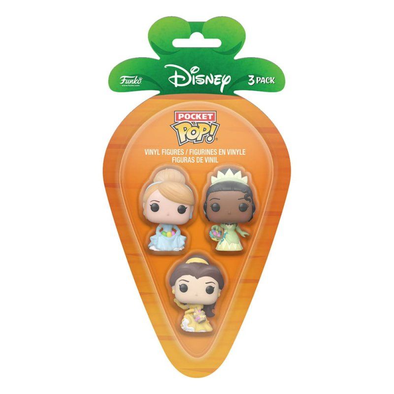 Disney pack 3 figurines Pocket POP! Vinyl Disney Princess C/B/T 4 cm