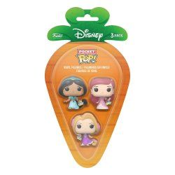 Disney pack 3 figurines Pocket POP! Vinyl Disney Princess R/A/J 4 cm