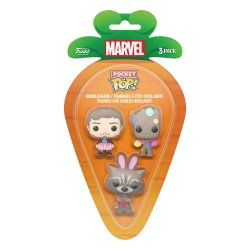 Marvel pack 3 figurines Pocket POP! Vinyl GOTG 4 cm