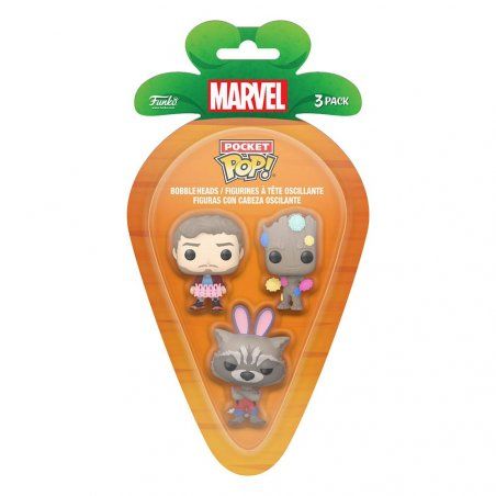 Marvel pack 3 figurines Pocket POP! Vinyl GOTG 4 cm