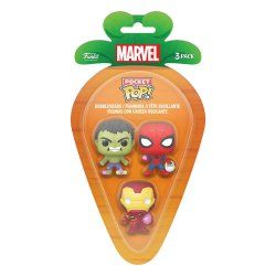 Marvel pack 3 figurines Pocket POP! Vinyl SM/IM/H 4 cm