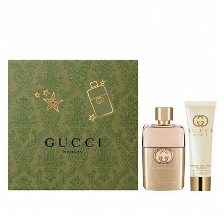 Set Gucci Guilty, Femei, Eau De Parfum 50ml Lotiune Corp 50ml