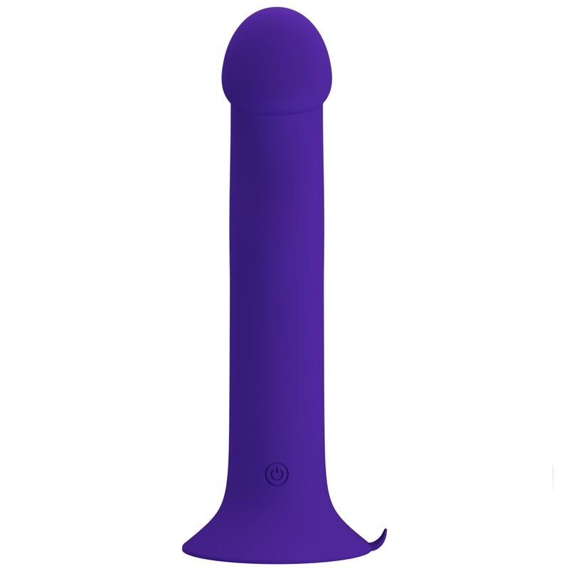 PRETTY LOVE - MURRAY YOUTH VIBRATING DILDO &38 RECHARGEABLE VIOLET