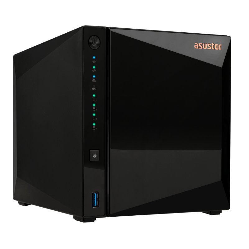 NAS ASUSTOR TOWER 4 BAY QUAD-CORE 1.4GHZ 2GB DDR4 2.5GBE X1 USB3.2