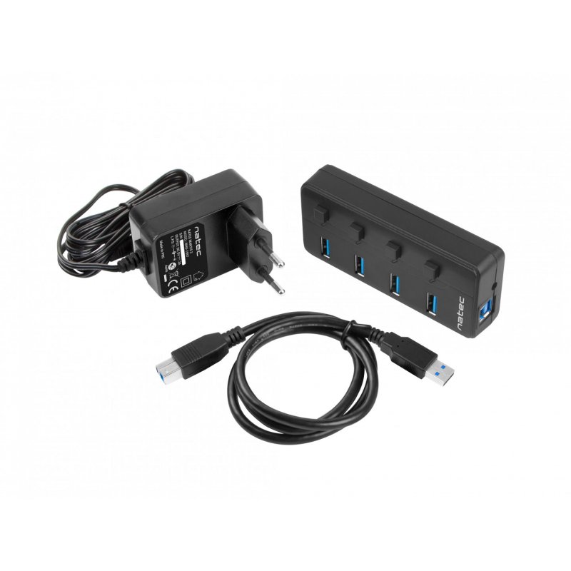 NATEC MANTIS USB 2.0 Type-B 5000 Mbit/s Black
