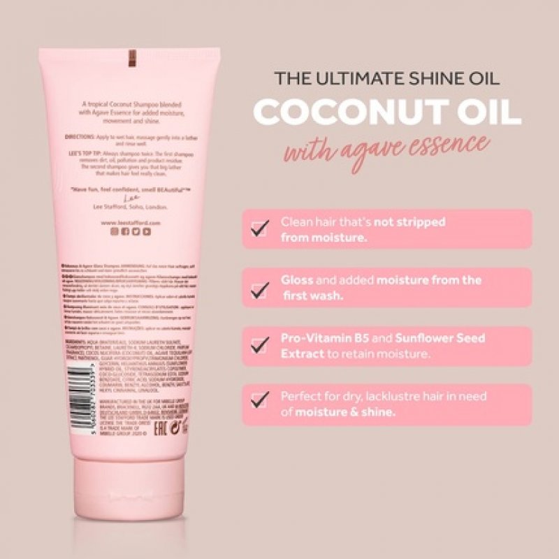 Lee Stafford Coco Loco & Agave Shine Shampoo 250ml