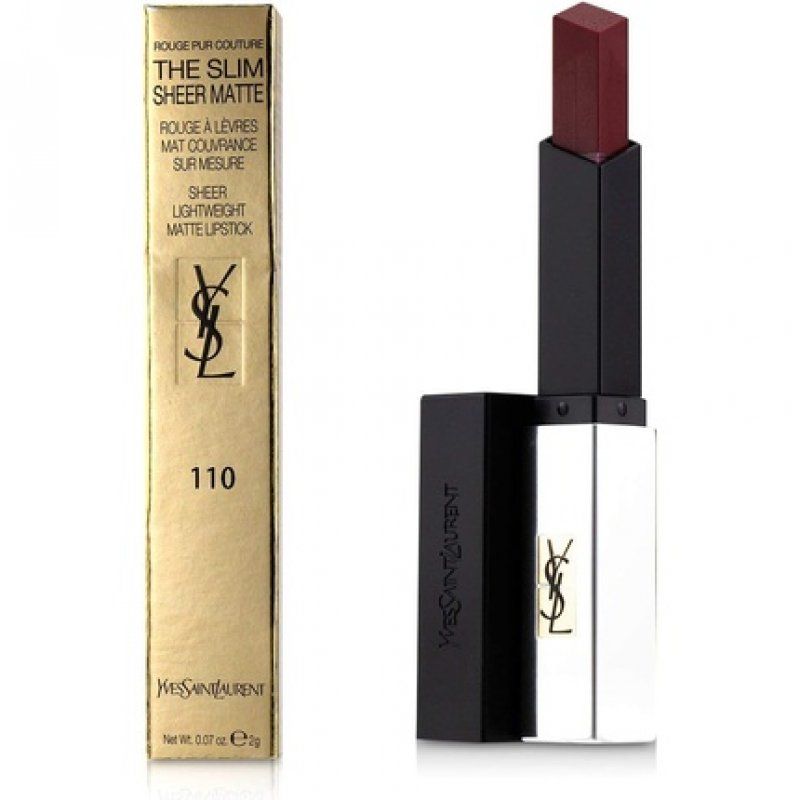 Yves Saint Laurent Rouge Pur Couture The Slim Sheer Matte N°110 Berry Exposed 35g
