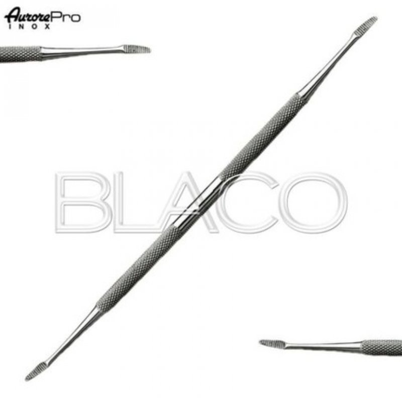 Aurore Pro Stainless Steel Zigzag Nail File for Manicure and Pedicure