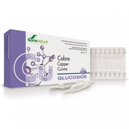 Soria Natural Glucosor Copper 28 Ampoules