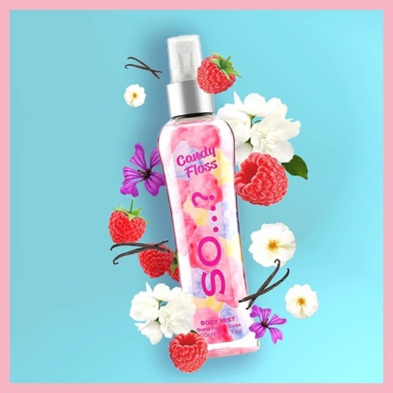 So Candy Floss Body Mist Fragrance Spray 100ml For Women