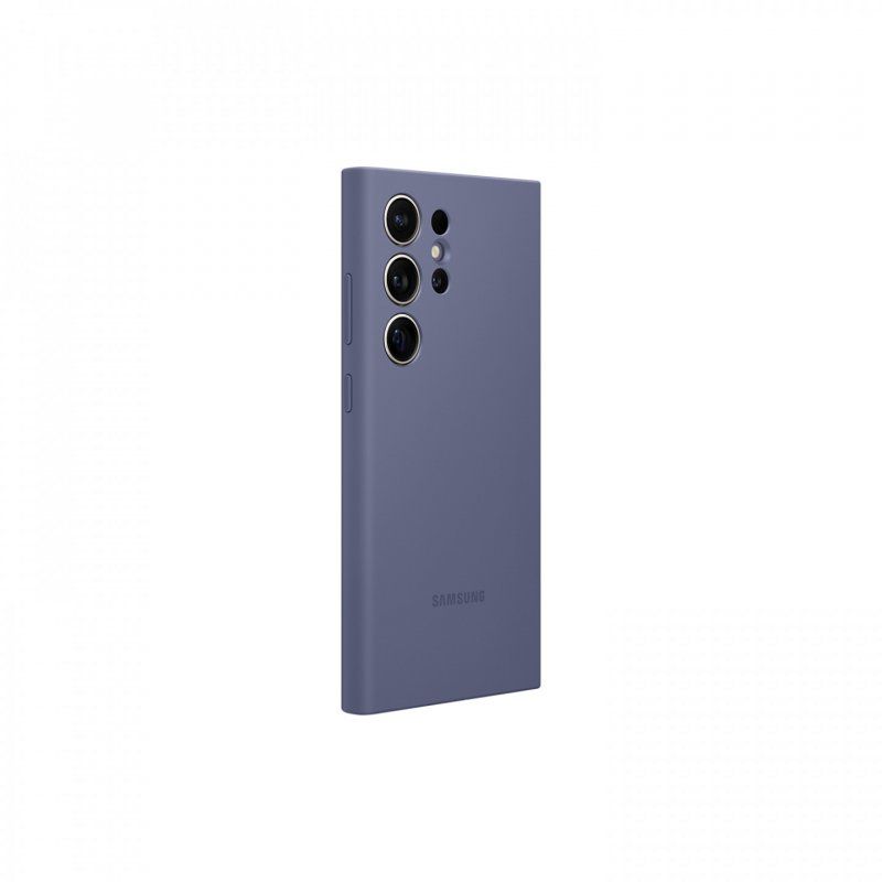 Samsung Silicone Case für Galaxy S24 Ultra, Violet