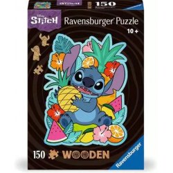 Disney puzzle en bois WOODEN Stitch (150 pièces)