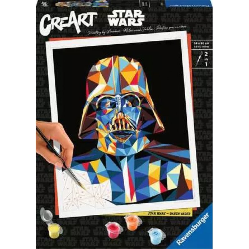 Star Wars set de peinture par numéros CreArt Darth Vader 24 x 30 cm