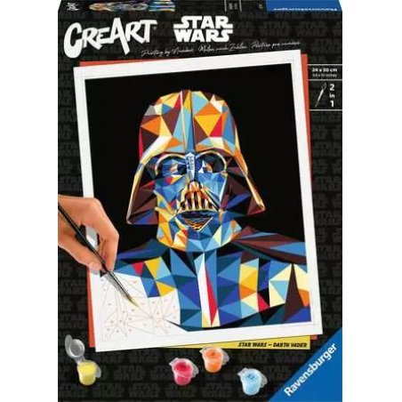Star Wars set de peinture par numéros CreArt Darth Vader 24 x 30 cm