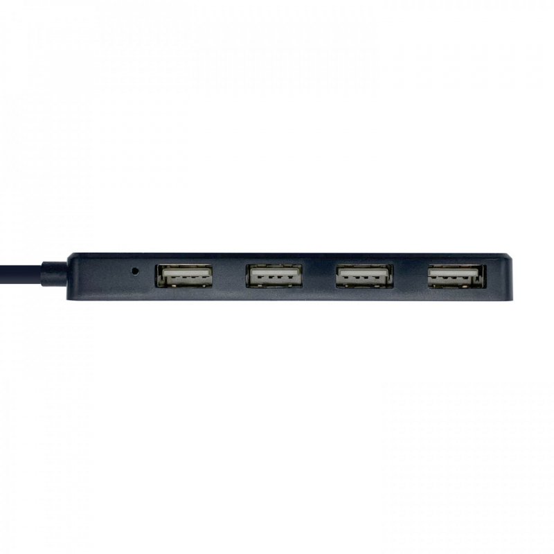 AISENS A104-0402 hub & concentrateur USB 2.0 480 Mbit/s Noir