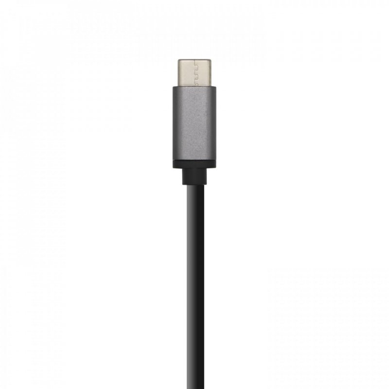 HUB AISENS USB 3.1 USB-C USB-C M-4xTIPO A H GRIS 15CM