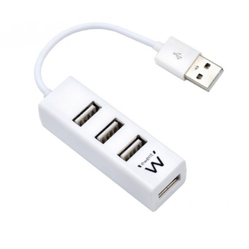 Ewent EW1122 interface hub USB 2.0 White