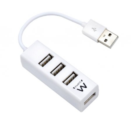 Ewent EW1122 interface hub USB 2.0 White