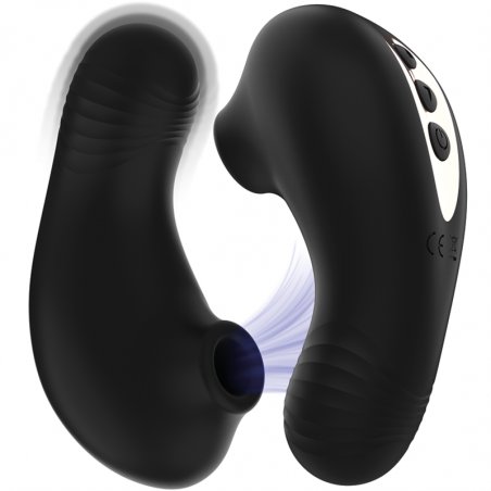 RITHUAL - SHUSHU PRO STIMULATOR CLITORAL 2 POWERFULL MOTORS BLACK