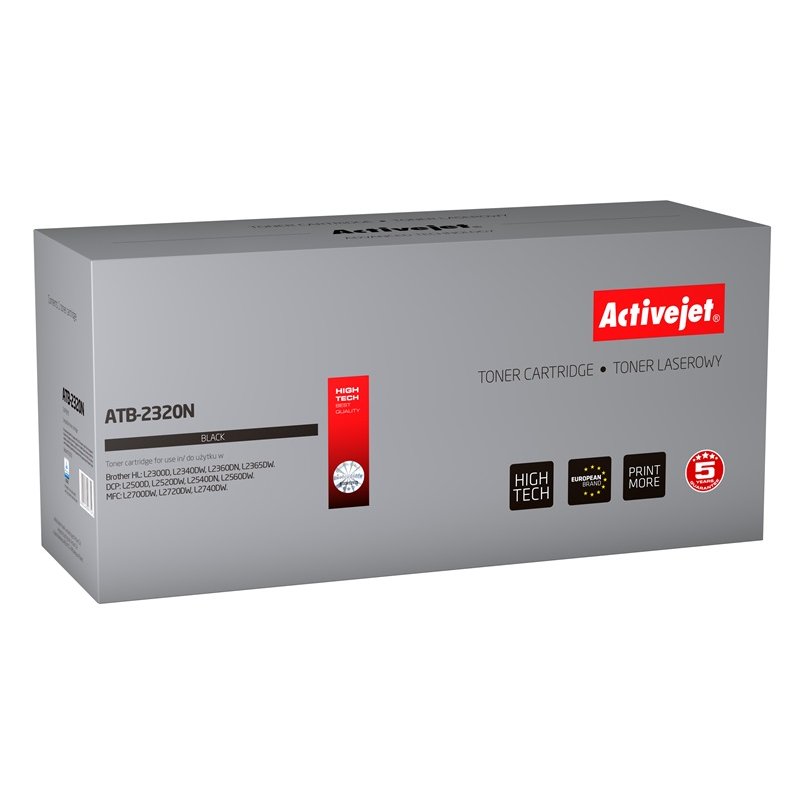 Activejet Cartouche de toner ATB-2320N (remplacement Brother TN-2320 Supreme 2600 pages noir)