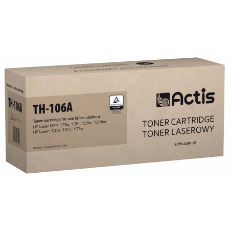 Actis Cartouche de toner TH-106A (remplacement de HP W1106A Standard 1000 pages noir)