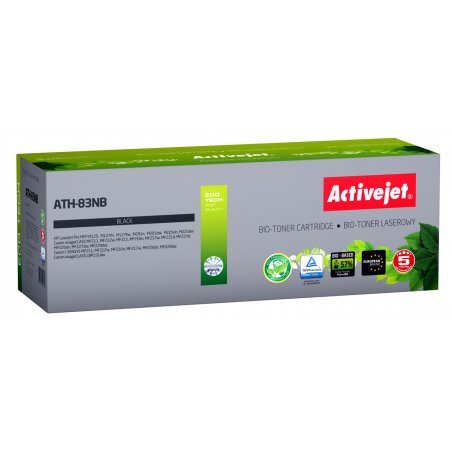 Activejet BIO ATH-83NB toner for HP, Canon printers, Replacement HP 83A CF283A, Canon CRG-737 Supreme 1500 pages