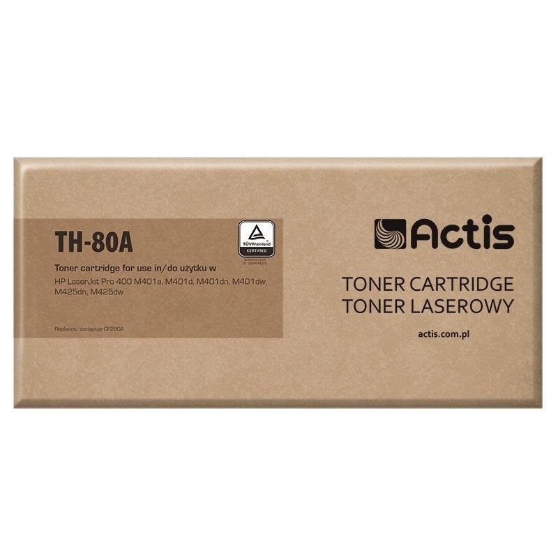 Actis TH-80A Toner (replacement for HP 80A CF280A Standard 2700 pages black)