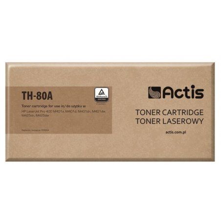 Actis Cartouche de toner TH-80A (remplacement HP 80A CF280A Standard 2700 pages noir)