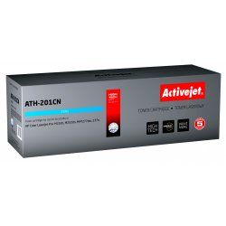 Activejet Cartouche de toner ATH-201CN pour imprimante HP, Remplacement HP 201A CF401A Suprême 1400 pages cyan
