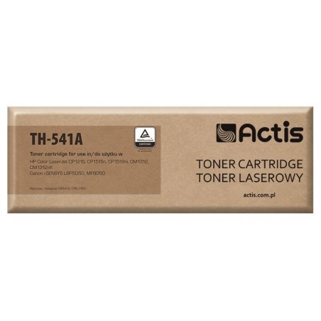 Actis TH-541A toner (replacement for HP 125A CB541A, Canon CRG-716C Standard 1500 pages cyan)
