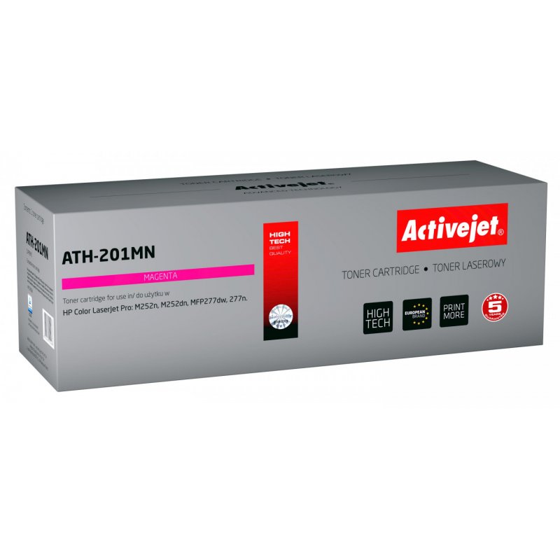 Activejet ATH-201MN toner (replacement for HP 201A CF403A Supreme 1,400 pages magenta)