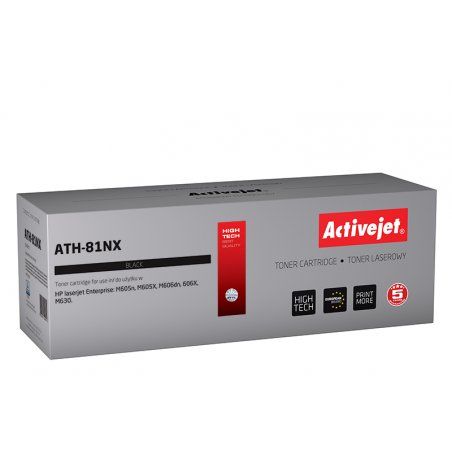 Activejet ATH-81NX (remplacement HP 81X CF281X Supreme 25000 pages noir)