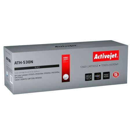 Activejet ATH-530N Toner (replacement for HP 304A CC530A Canon CRG-718B Supreme 3800 pages black)