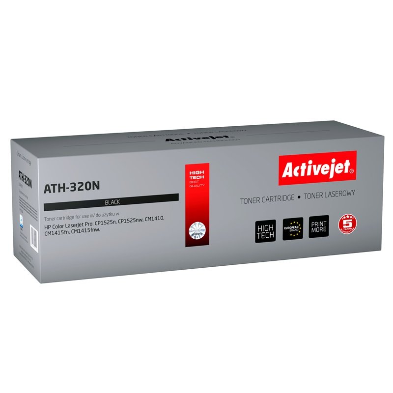 Activejet ATH-320N Toner (replacement for HP 128A CE320A Supreme 2000 pages black)