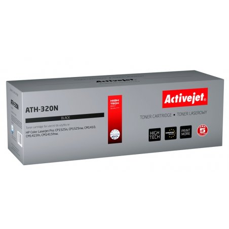 Activejet ATH-320N Toner (replacement for HP 128A CE320A Supreme 2000 pages black)