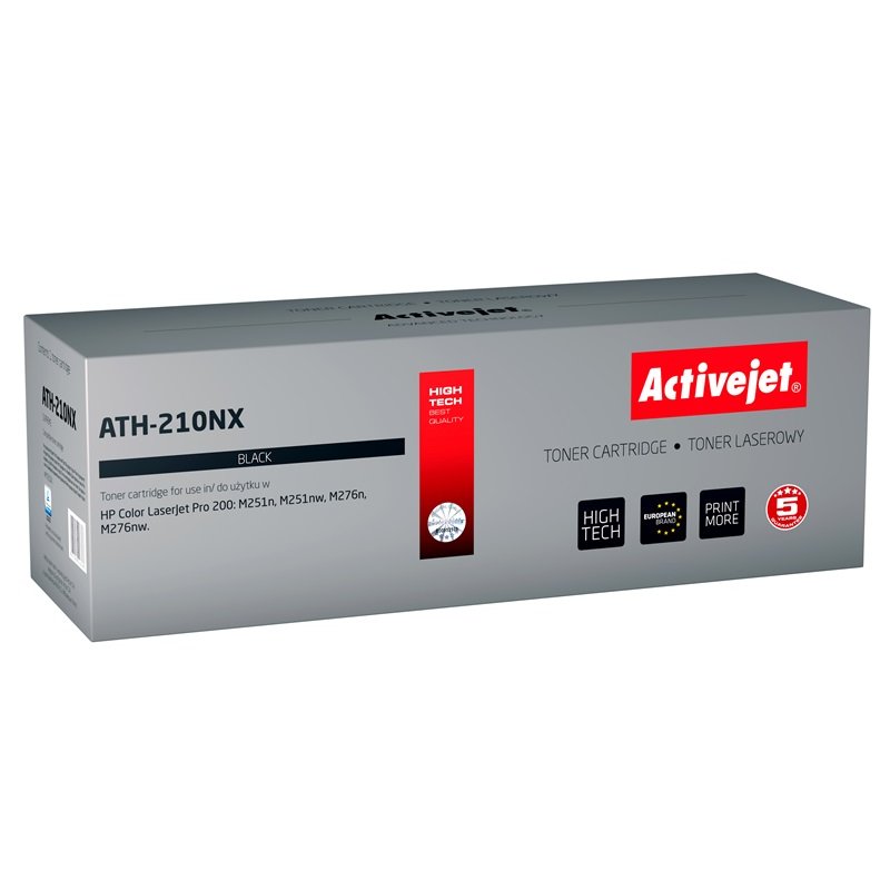 Activejet ATH-210NX Toner (replacement for HP 131X CF210X Canon CRG-731BH Supreme 2400 pages black)