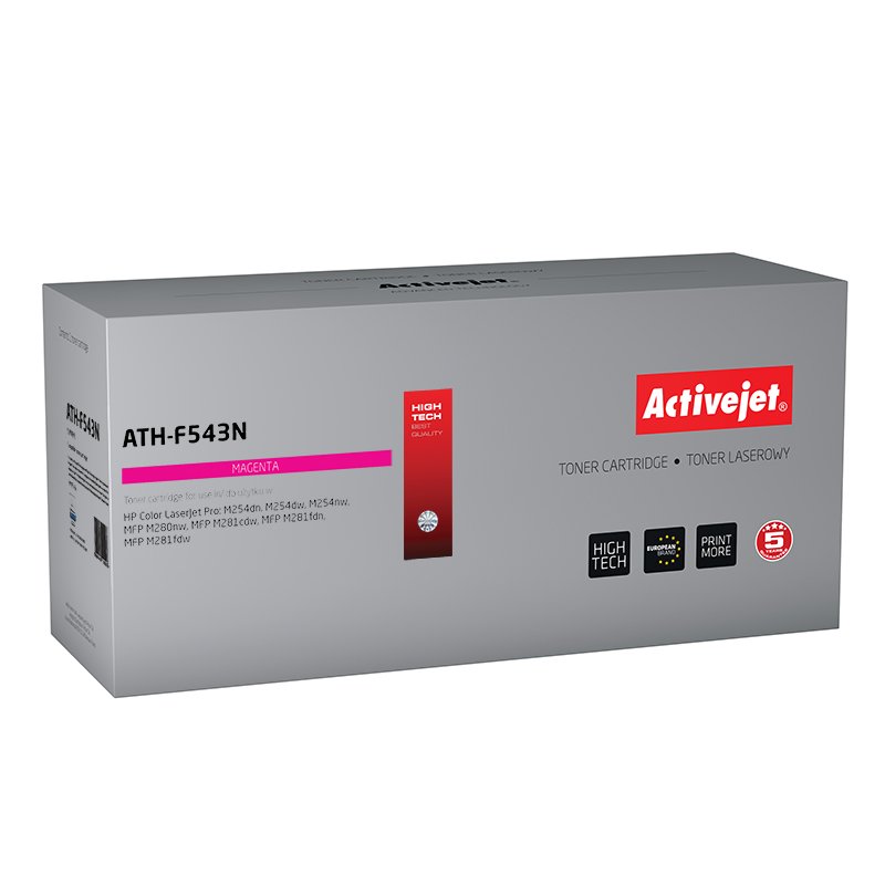 Activejet ATH-F543N (remplacement HP 203A CF543A Supreme 1300 pages rouge)