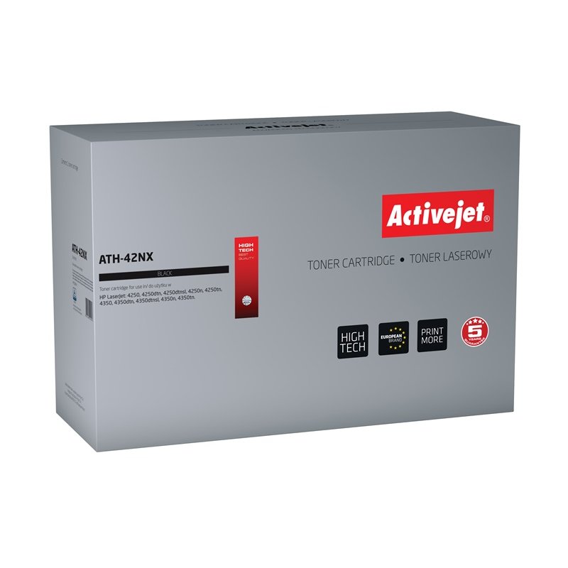 Activejet ATH-42NX (remplacement HP 42X Q5942X Supreme 20000 pages noir)