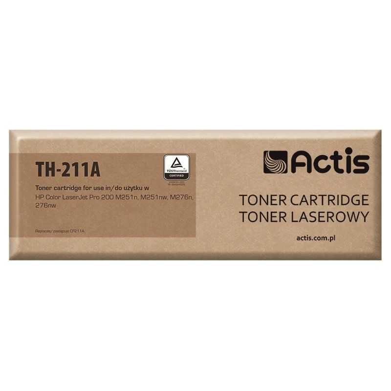 Actis Cartouche toner TH-211A (remplacement de HP 131A CF211A, Canon CRG-731C Standard 1800 pages bleu)